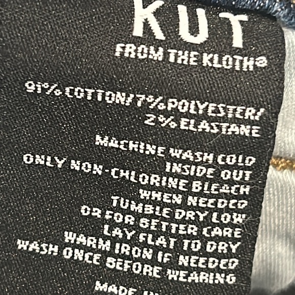 Kut From The Kloth Size 8 High Rise Connie Fab Ab Ankle Skinny Jeans - Picture 11 of 11